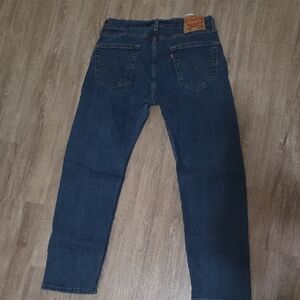 Levi's Dark Blue Straight Jeans